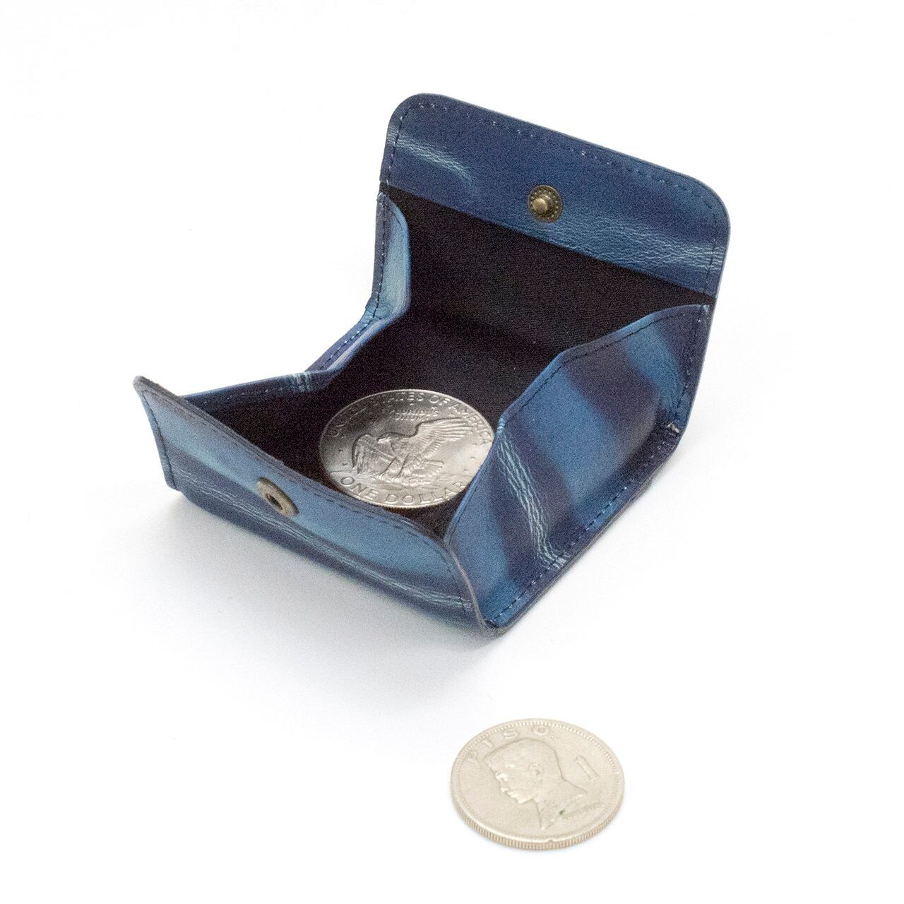 阿波藍革 Coin Case